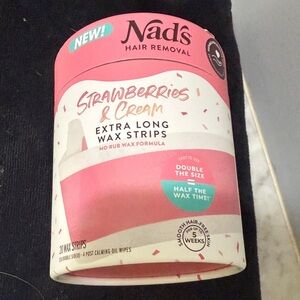 Strawberries & Cream Extra Long Wax Strips - Pink